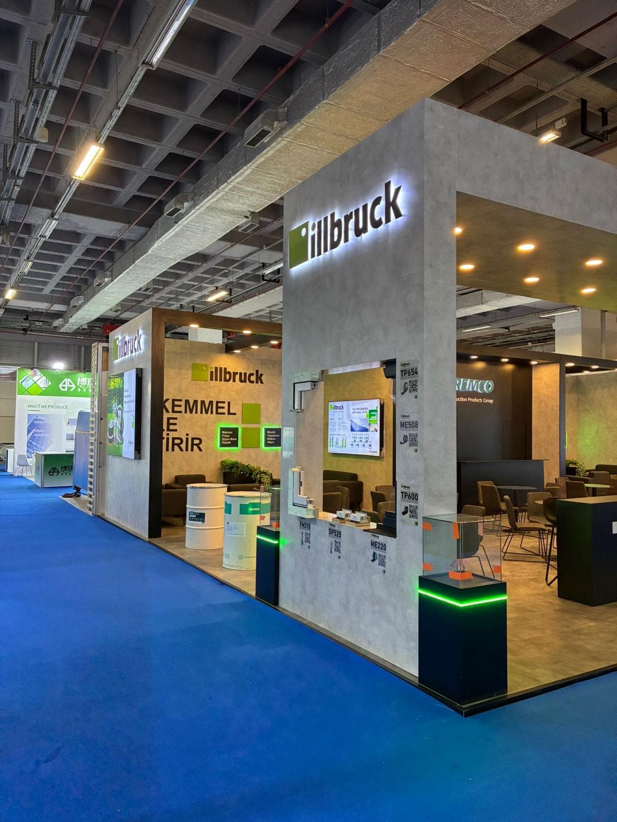 Illbruck ahşap fuar standı